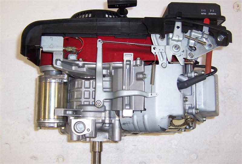 Briggs & Stratton Horizontal 15 HP ES Vanguard OHV 4-11/32 Tapered #246435-CARB - Image 6